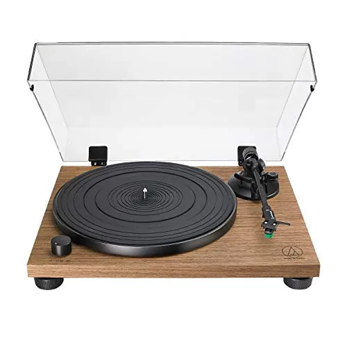 Audio-Technica AT-LPW40WN Manual Two-Speed 33/45RPM Turntable - Walnut A
