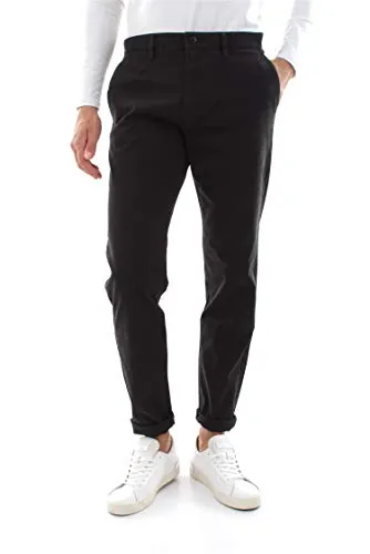 Dockers Smart 360 Flex Chino Tapered, Pantalones Para Hombre, Black, 36W / 30L
