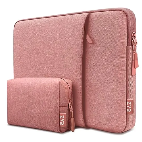 ZYB Impermeable Funda Portatil 15,6 Pulgadas,Funda Ordenador 15.6 Pulgadas | Funda Portátil para 15-15.6" Notebook Lenovo Thinkpad Ideapad HP DELL Acer ASUS Chromebook MacBook Pro etc 15.6"-Rosa