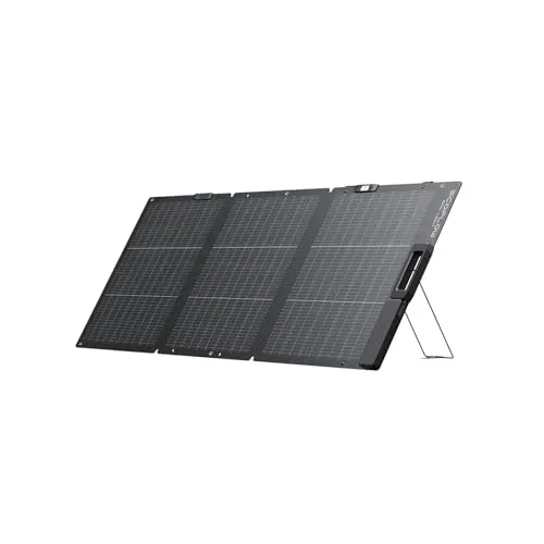 EF EcoFlow Panel solar portátil y ligero 160 W, diseño bifacial