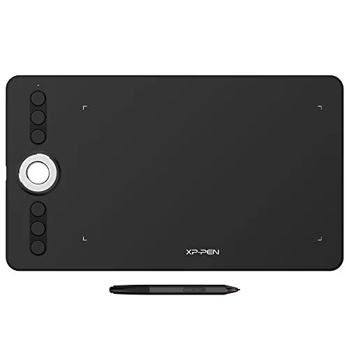 XP-PEN Deco 02 - Tableta Gráfica Dibujo Digital con Lápiz 8192 Niveles