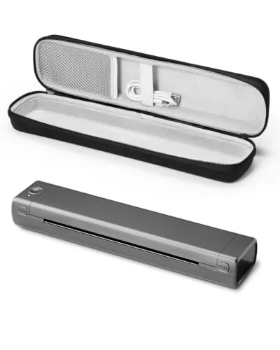 Phomemo M08F Kit Impresoras de Portatil A4 Portátil con Funda, Gris