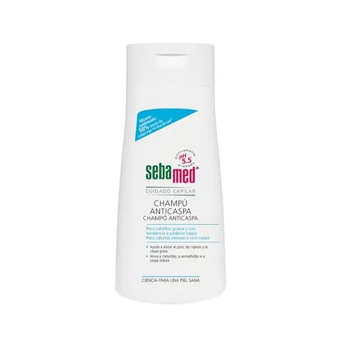Sebamed Champú Anticaspa, Elimina la Caspa y Alivia el Picor, 400 ml