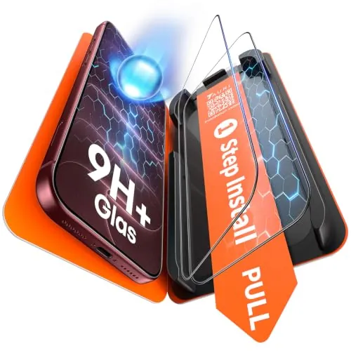 TAURI Protector Pantalla para iPhone 18 Pro Max [Instalación en 1 Paso]