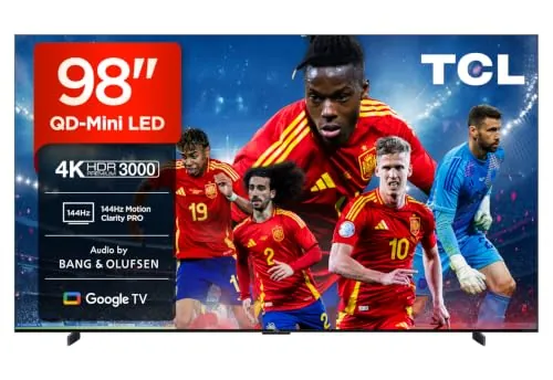 TCL 98Q7C 98 Pulgadas QD-Mini LED 4K HDR10+ Smart TV, 3.000 Nits