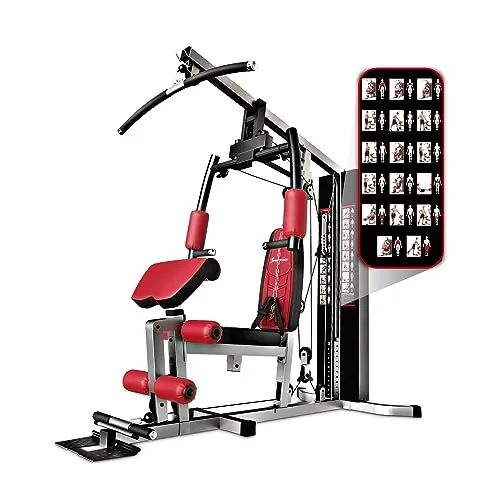 Sportstech HGX100/HGX200/HGX300 - La Única Estación de Fuerza Premium para un Entrenamiento Variado en Casa, con Escalador o Prensa de Piernas. Hecha de Material EVA, tu Estación de Fitness Doméstica