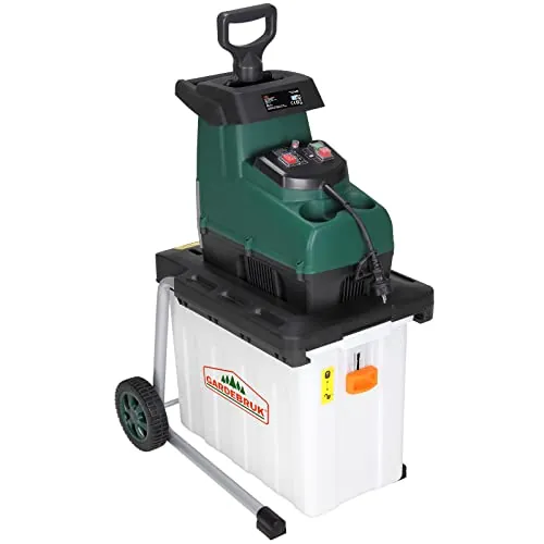GARDEBRUK Trituradora de Jardín Eléctrica 3100W 60L