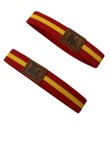 Pulsera España elástica 2 unds unisex (Rojo C)