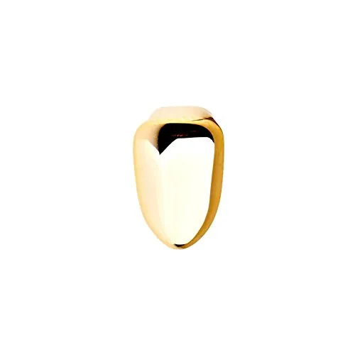 Diente de oro de talla única (enrejado 10 x 6 mm)