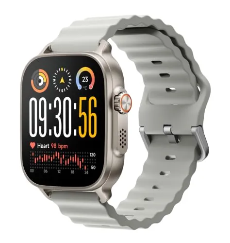 realme Watch 5 Smartwatch con Batería de 20 Días, Reloj Inteligente con 108 Modos de Deportes, Monitor de Salud, Reloj Inteligente 1.97" AMOLED y Resistente de IP68, NFC, GPS, Plata