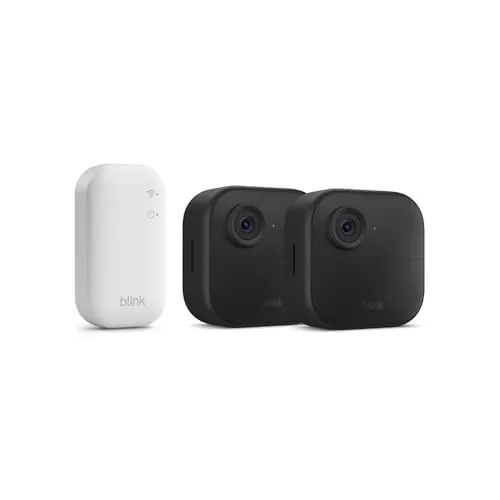 Blink Outdoor 4 | cámara de seguridad inteligente HD sin cables, 2 años de autonomía, detección de movimiento optimizada | sistema de 2 cámaras con Sync Module Core incluido