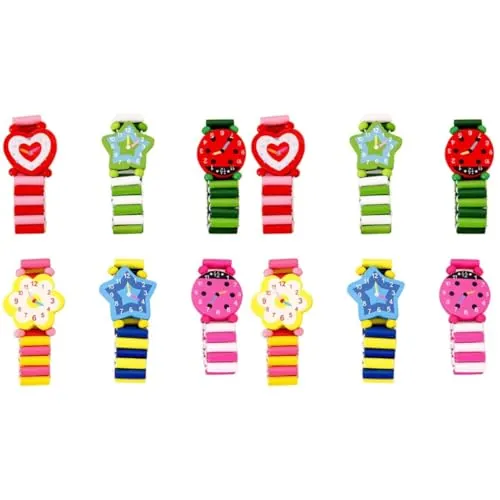 DEARMAMY 12 Piezas De Relojes De Pulsera Para Relojes Para Correas De Muñeca De Navidad Para De Navidad Pulseras De Juguete Divertidos