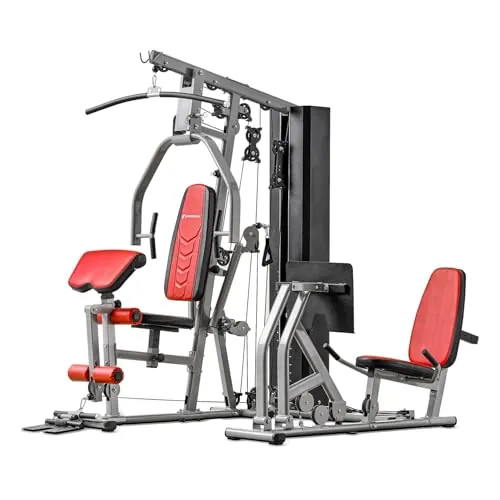 Sportstech HGX100/HGX200/HGX300 - La Única Estación de Fuerza Premium para un Entrenamiento Variado en Casa, con Escalador o Prensa de Piernas. Hecha de Material EVA, tu Estación de Fitness Doméstica