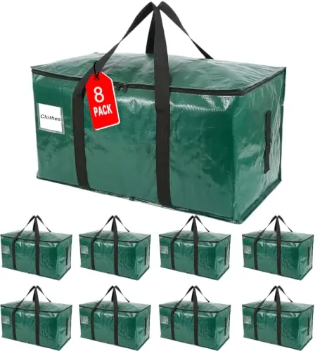 ZFWDSY Bolsas de mudanza Paquete de 8 Bolsas Almacenamiento Cajas