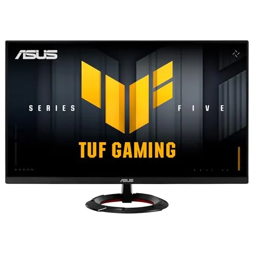 ASUS TUF Gaming VG249Q5R Monitor de 23,8 Pulgadas, Full HD (1920 x 1080), 200 Hz, Fast IPS, ELMB, 0.3 ms GTG (mín), Altavoz estéreo, DisplayWidget Center, AI Visual