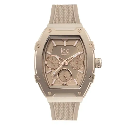 ICE-WATCH - Ice boliday Timeless Taupe - Reloj marrón para señora con Correa de Silicona - 022861 (Pequeño)