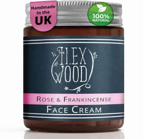The Ilex Wood Crema Facial de Rosa e Incienso para Piel Madura, 60 ml