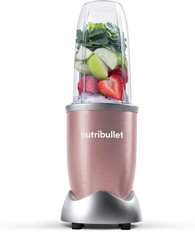 nutribullet Pro 900 Watt, batidora personal, batidora multifuncional, vaso de 700ml, NB904RG