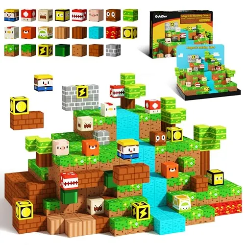 GobiDex 2.5CM Bloques Construccion Niños 48 Piezas