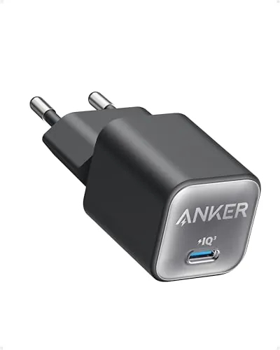 Anker 511 Nano 3 Cargador iPhone Carga Rapida USB C 30W GAN