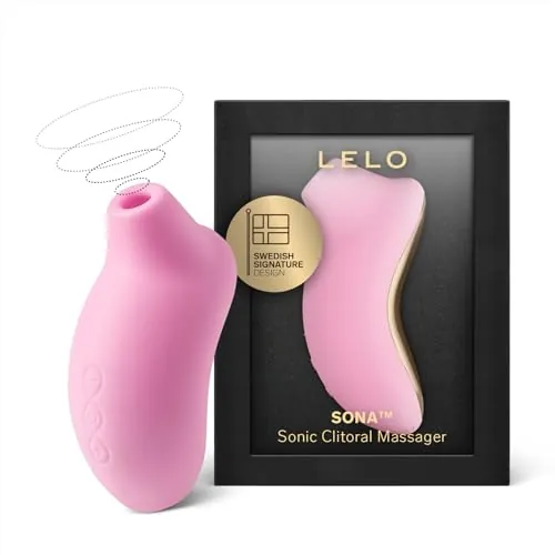 LELO SONA, Masajeador Sónico para Mujer, Succionador con Pulsos, Recargable y Sumergible, un Lujoso Vibrador de Clítoris para los Mejores Orgasmos, Pink