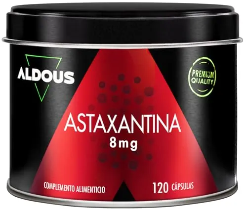 Astaxantina Natural Pura 8mg -120 Perlas- 160mg Aceite Rico en Astaxantina