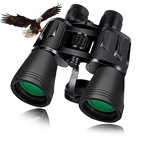 Prismáticos 20x50 para Adultos, Binoculares Profesionales con Lente BAK4 Prisma HD Binoculares para Observación de Aves, Caza, Senderismo, Astronomía y Camping