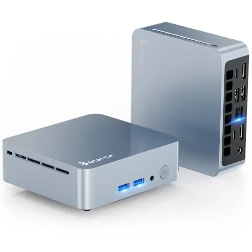 Glorlin Mini PC AMD Ryzen 5 3501U 16GB DDR4 512GB SSD (hasta 3,7 GHz)
