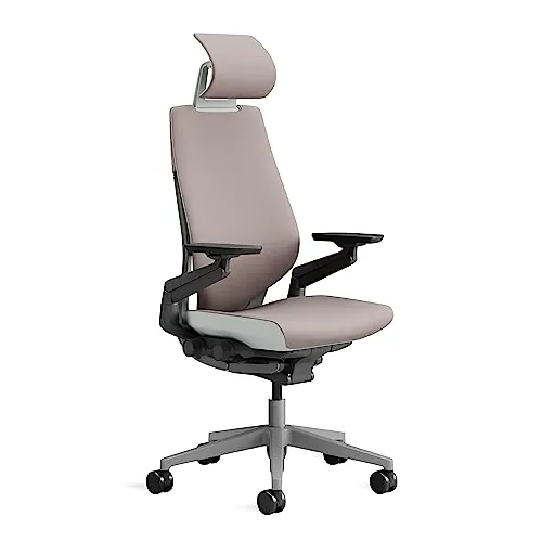 Steelcase Silla ergonómica de Oficina: Gesture, Lumbar, reposa Cabeza