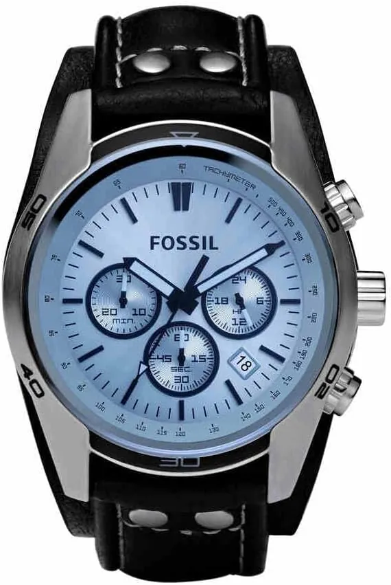 Fossil Reloj para Hombre Coachman, Movimiento cronógrafo de Cuarzo