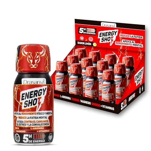 WEB PACK ENERGY SHOT LIMON 60ML 12 UNIDADES DRASANVI