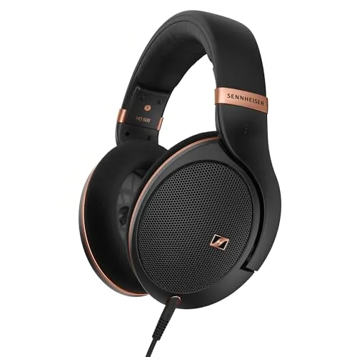 Auriculares con Cable Sennheiser HD 505 SE - Auriculares circumaurales con Sonido y Graves, Diadema más cómoda para Escuchar música - Cable de 1,8m, Funda con cordón - Edición Cobre