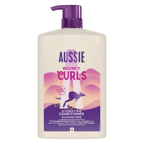 Aussie Rizos Acondicionador para Pelo Rizado, Sin Siliconas y Vegano, 1L