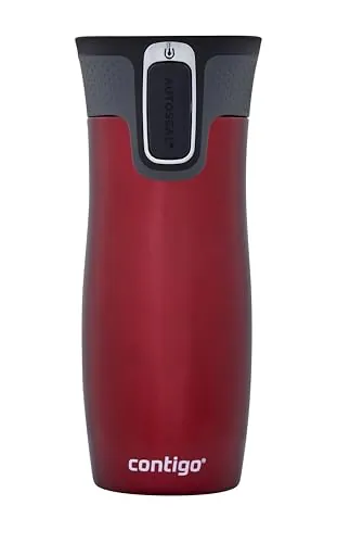 Contigo Westloop, Vaso Unisex Adulto, Rojo, 1 Unidad Paquete De