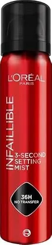L'Oréal Paris Infaillible Spray Fijador de Maquillaje hasta 36 Horas, 75ml