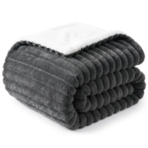 WAVVE Manta Sofá para Cama Gris 150x200 cm