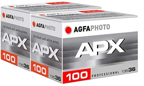 AgfaPhoto APX 100 135-36 Negativfim S/W en Paquete de 2 Unidades, AG6A1360-2