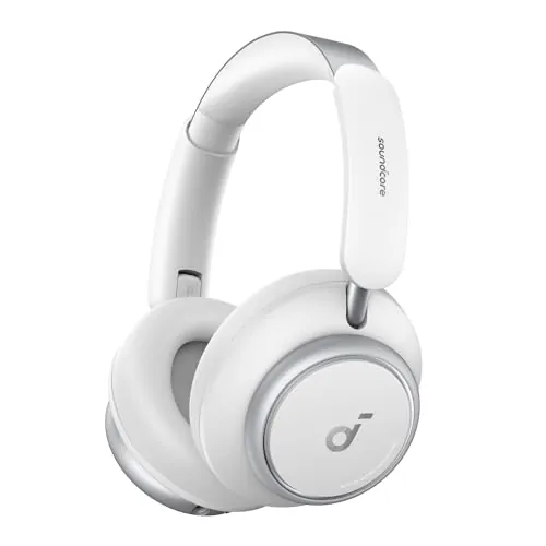 Soundcore Auriculares Inalámbricos Cancelación Ruido Activa Adaptativas by Anker Space Q45, hasta 98% Reducción Ruido, 50 h Reproducción, LDAC Hi-Res Audio Inalámbrico, Control App, Bluetooth 5.3