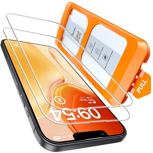 TOCOL Protector Pantalla para iPhone 16e, Sin Burbujas
