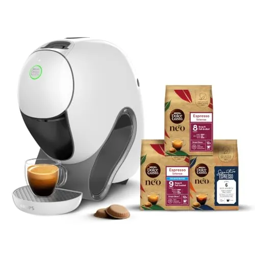 KRUPS Cafetera de Cápsulas NEO CAFFÈ de NESCAFÉ® Dolce Gusto® + 3 packs