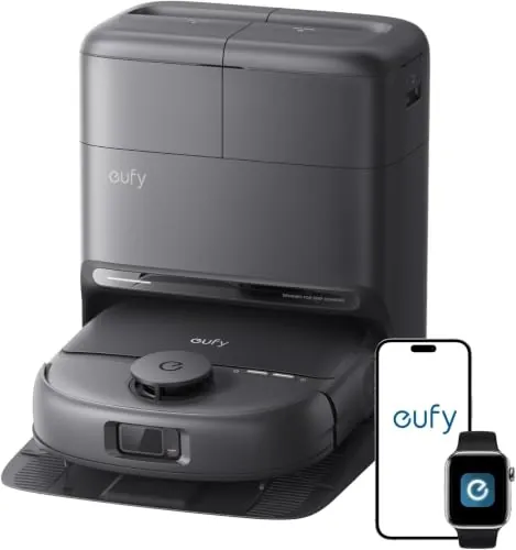 eufy C28 Omni Robot Aspirador y fregasuelos, HydroJet 15.000 Pa