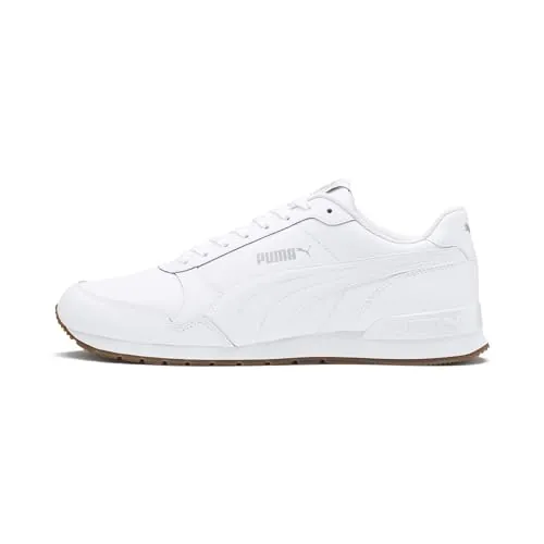 PUMA Unisex ST Runner v2 Full L Sneakers, Puma White-Gray Violet, 43 EU