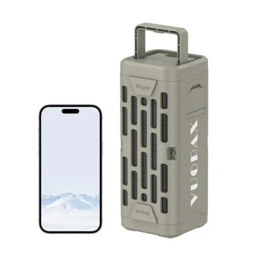 Altavoz Bluetooth portátil de alto rendimiento, resistente al agua Auracast | Diseñado para exteriores con protección IPX7, 24 h de reproducción, soporte magnético, refuerzo de graves & Power Bank