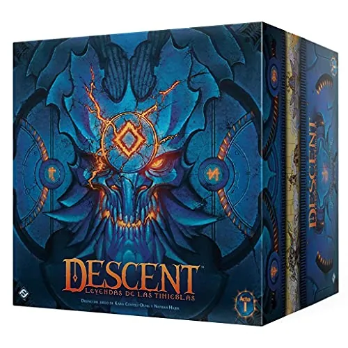 Asmodee Descent: Leyendas de Las Tinieblas | Juego de Mesa Cooperativo de Aventuras para Adultos y Jóvenes, A Partir de 14 Años, De 1 a 4 Jugadores, 3-4 Horas, Español