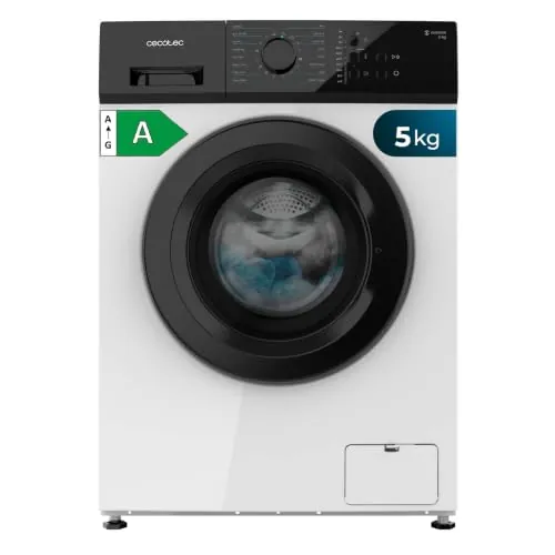 Cecotec Lavadora 5kg Bolero DressCode 520 Inverter, 16 Programas