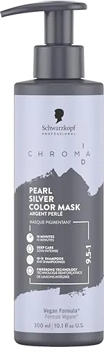 Schwarzkopf Professional CHROMA ID Bonding Color Mask Mascarilla de Color Semipermanente - 9,5-1 Pearl Silver - 300 ml