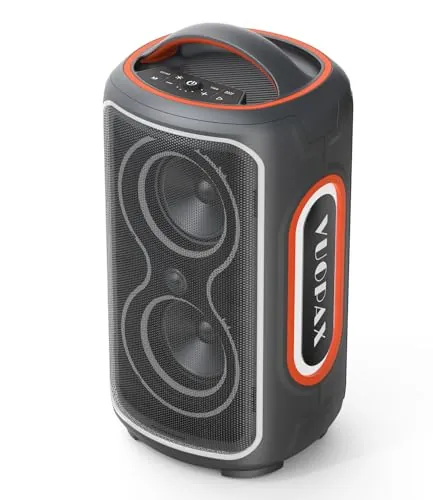 VUOPAX Altavoz Bluetooth Portátil,200 W Máx, Graves Potentes, IP65