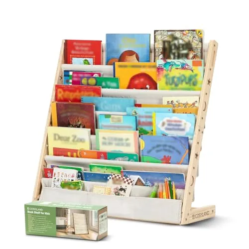 COSYLAND Librería Infantil de Madera de 7 Niveles