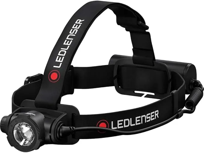 Ledlenser LED502122 Linterna Frontal LED H7R Core, 1000 LM, Recargable con batería de Litio, IP67 a Prueba de Agua, Luz Constante, Negro, Talla única, 250 m