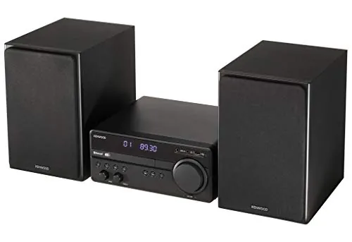 Microcadena Kenwood HiFi 100W con Bluetooth y Radio Dab+ Digital, Equipo de Música con Lector CD, USB MP3 y Altavoces de 2 Vías - M-819DAB